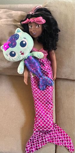 Mermaid doll and Gabby's mercat