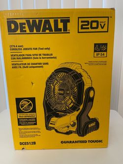 Brand New DeWalt 20V MAX Cordless Jobsite Fan – No Battery Included- $100