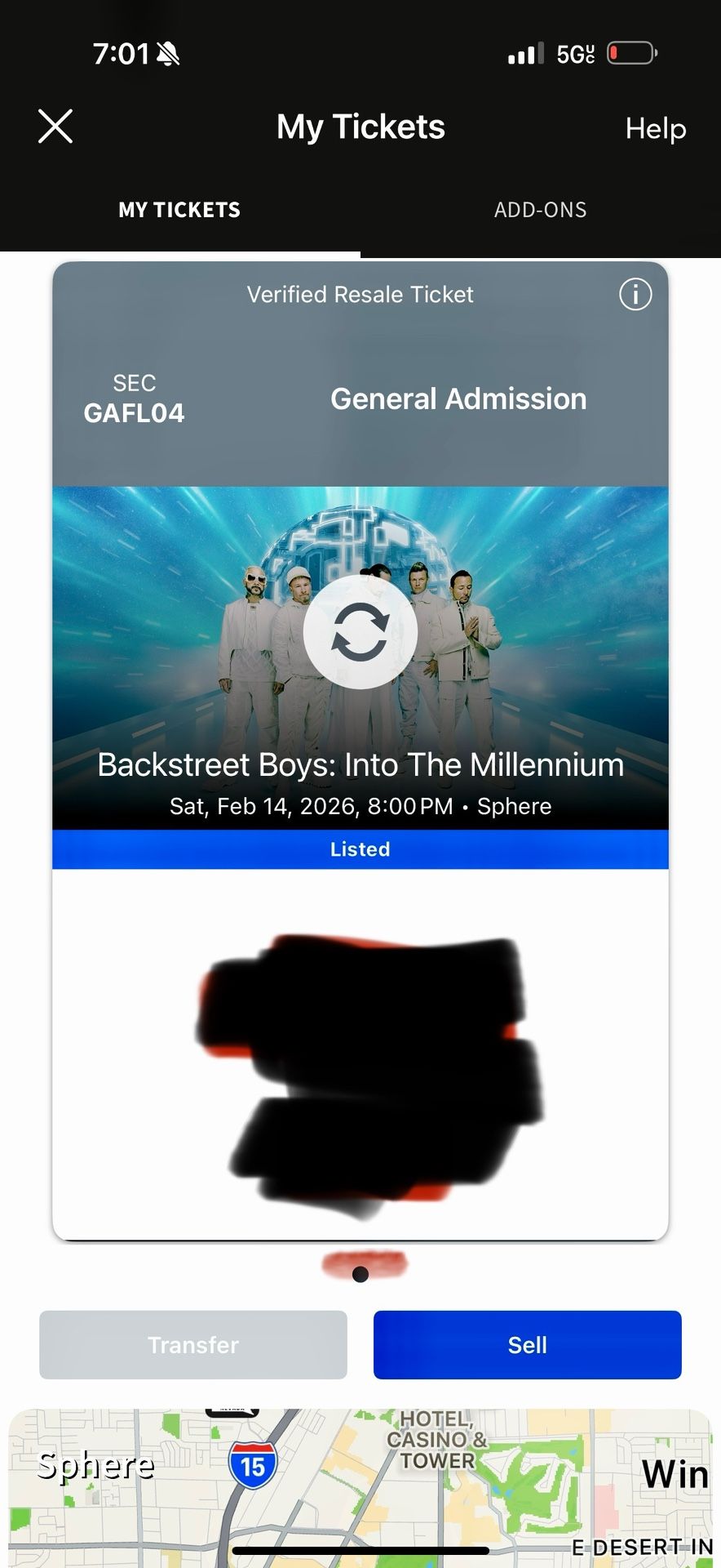 Backstreet Boys Ticket