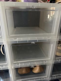 Drop Front Sneaker Containers