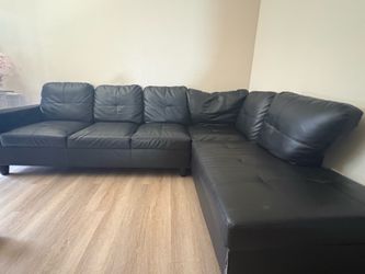Leather couch