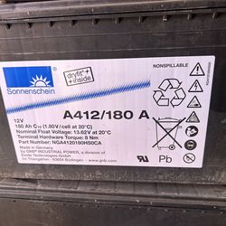 SLA Industrial Batteries (New, Never Used). Not in original box.
