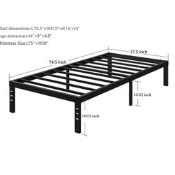 Metal Twin Bed Frame - FREE