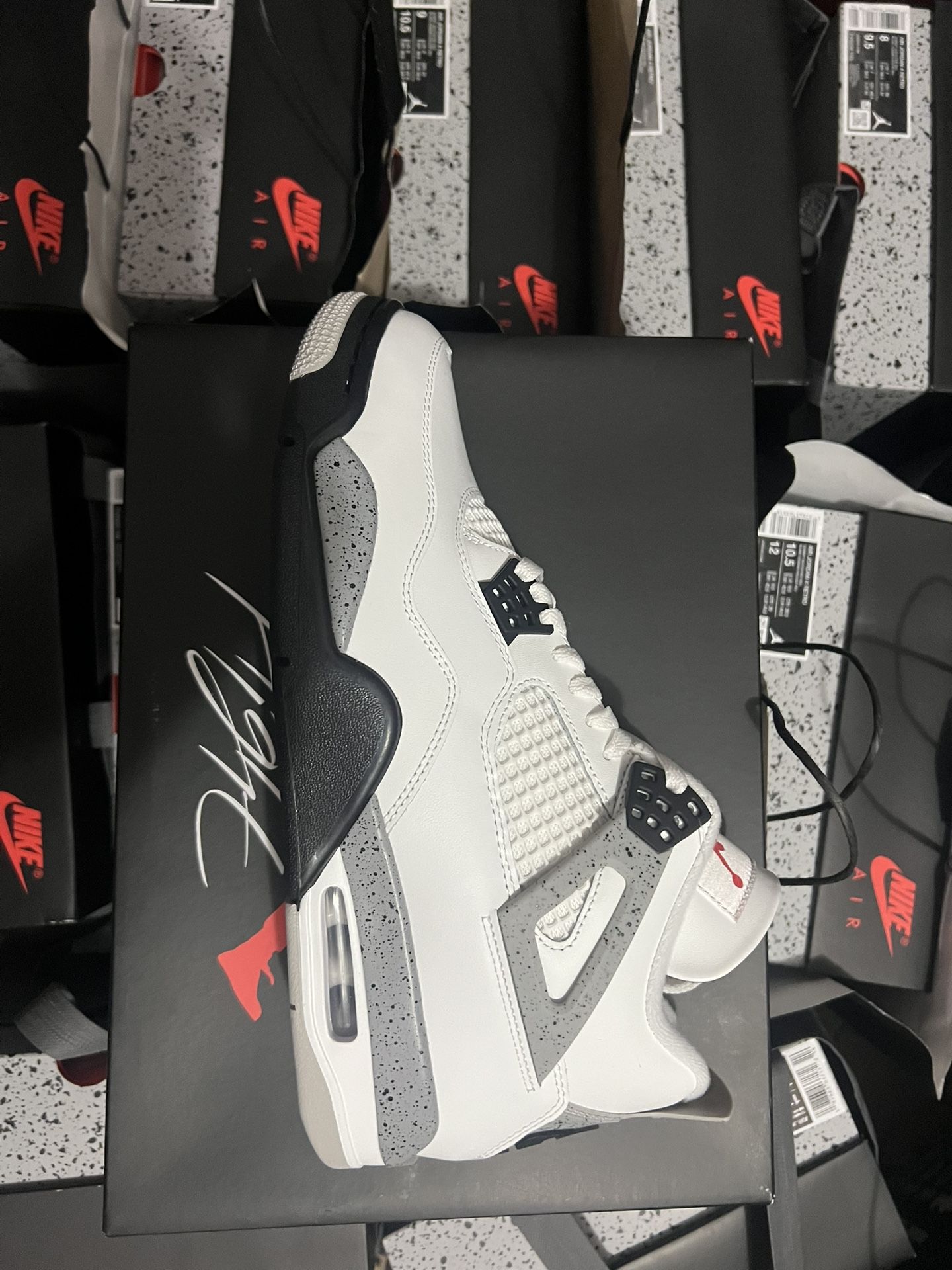 jordan 4 white cement