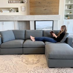FREE DELIVERY✅ Beautiful Sectional Sofa Modular Couch - BRAND NEW - 2 Colors!