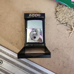 Zippo Lighter, Includes Case And Lifetime Warranty Paperwork