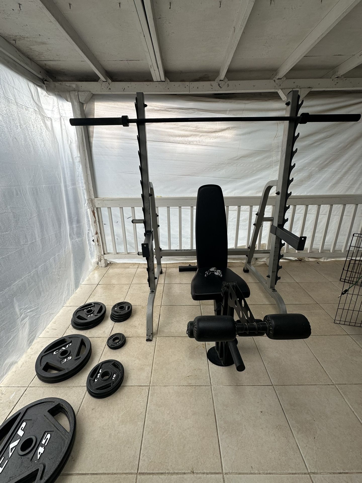Body Solid Multi-Press Rack & Bench