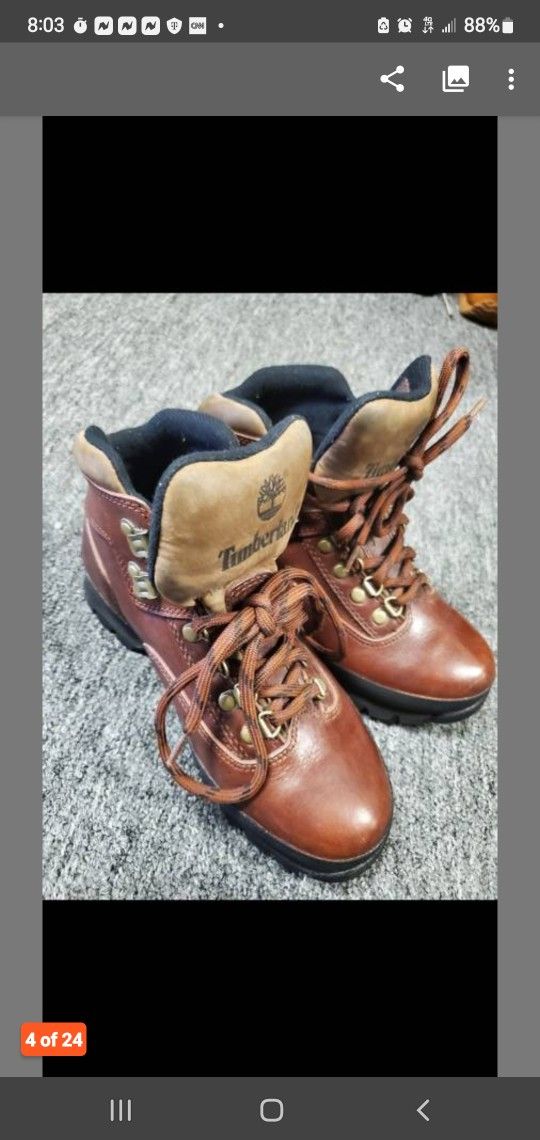 EXCELLENT TIMBERLANDS BOOTS SIZE 71/2M
