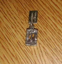 Vintage Sterling Silver Charm Bracelet Mammoth Cave Charm