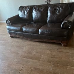 Leather couch