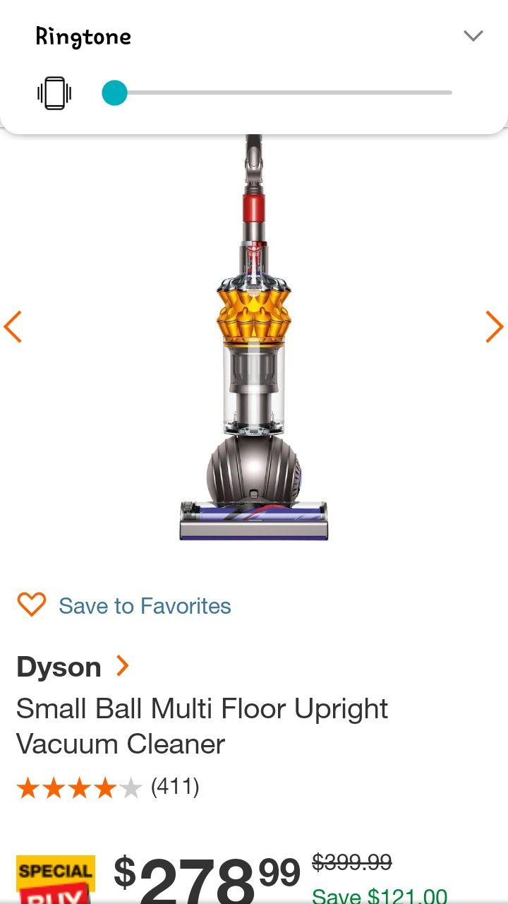 Dyson vacuum