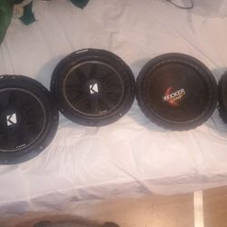 4 10 Inch Kicker Speakers 