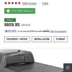 Rough Country Tri-Fold Tonneau Cover