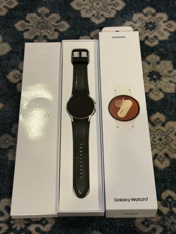 Samsung Galaxy Watch7 40mm Bluetooth Smartwatch SM-L300 + Leather Band