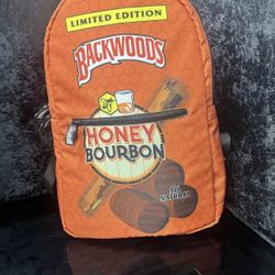 Limited Edition Backwoods Honey Bourbon Backpak Orange &Black Vintage