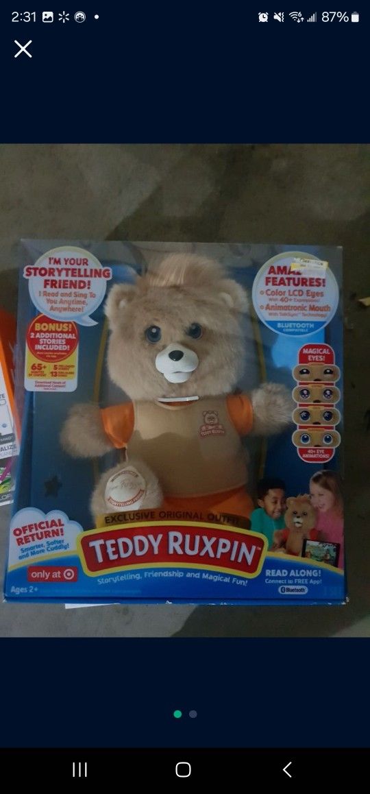 Teddy Ruxpin (It Reads To Your Child )