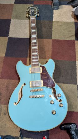 Ibanez Artcore AS73G Semi-Hollow Electric Guitar Blue
