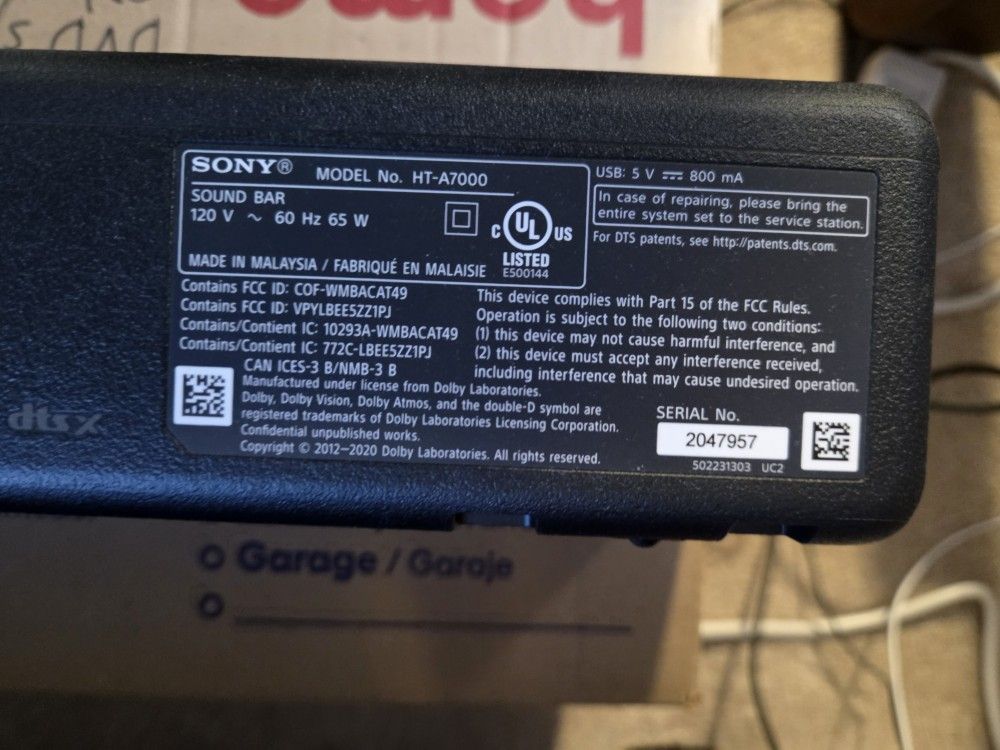 Sony Sound Bar