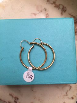 Gold plated earrings