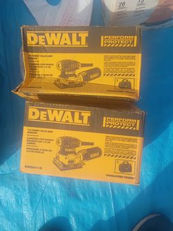 DeWalt  corded palm sanders $45 each