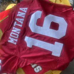 San Francisco 49ers Joe Montana Jersey (Medium)
