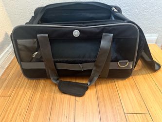 Black Soft-Sided Pet Travel Carrier Bag