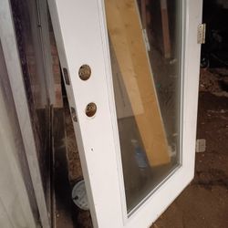 36x80 Double Pane Full Glass Steelcase Exterior Door