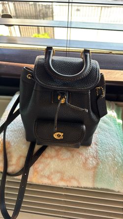 Coach Bag Pack Color Negro Como  Nueva 