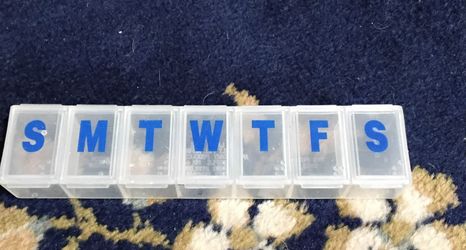 7-Day Weekly Pill Organizer