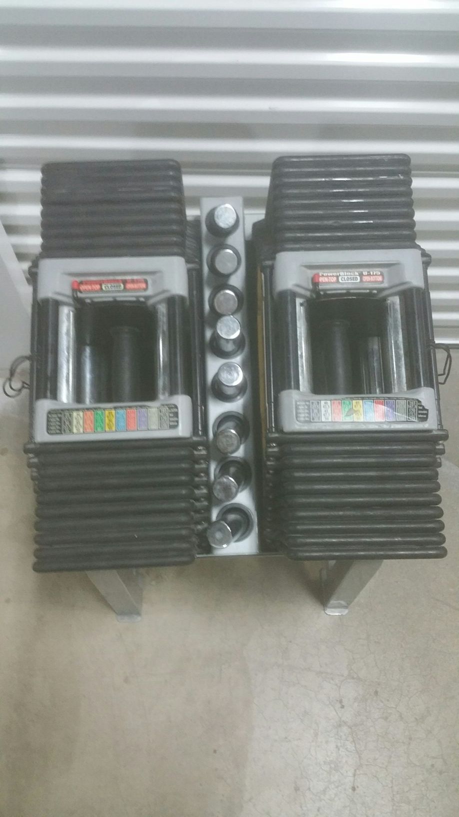 U175 powerblock dumbbell weights