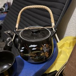 Vintage Japanese Tea set with platter 