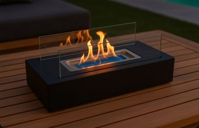 New In Box, Never Opened - Seamless Outdoors Tabletop Firepit
