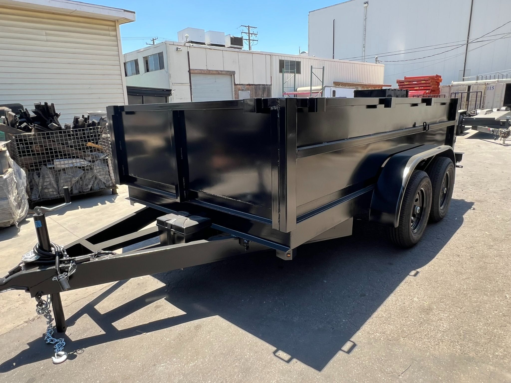 2025 Sky Trailers Dump Trailer / Hydraulic Dump 8X12x2