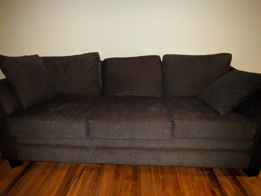 Gray couch / sofa