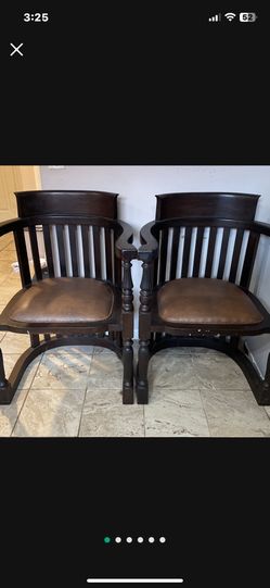 Two Hand Made Signiture Chairs