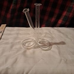 Borosilicate Glass Tube Twisted/ looped Infinity Vase 