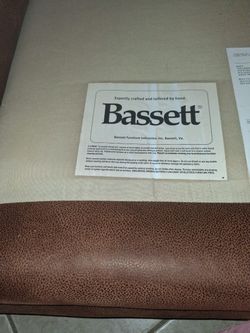 Large Bassett accent sofa chair