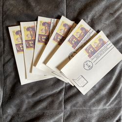 The Federalists Papers Post Cards (Set of 6) 1988, First Day Of Issue