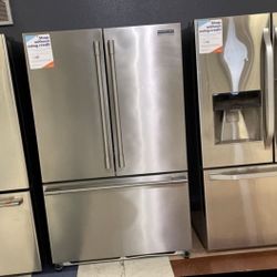 KitchenAid 3 Door French Door Refrigerator With Internal Water Dispenser And Ice Maker