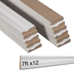 9/32-in x 2-1/4-in x 7-ft Primed MDF C214 ACOL Casing 12 -Pack