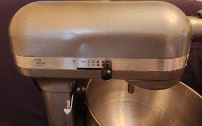 Stainless Steel Kitchenaid Mixer