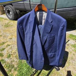 Tom James Custom Suit Men's Blue