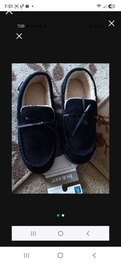 Mens Isotoner Slippers. New. Sz 11-12
