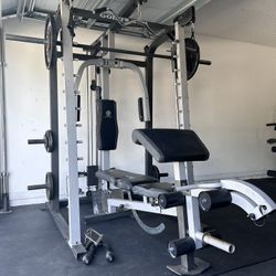Smith machine set