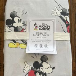 Pottery Barn Mickey Mouse Duvet Cover Full/Queen