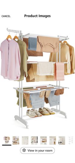 Folding Clothes Drying Rack