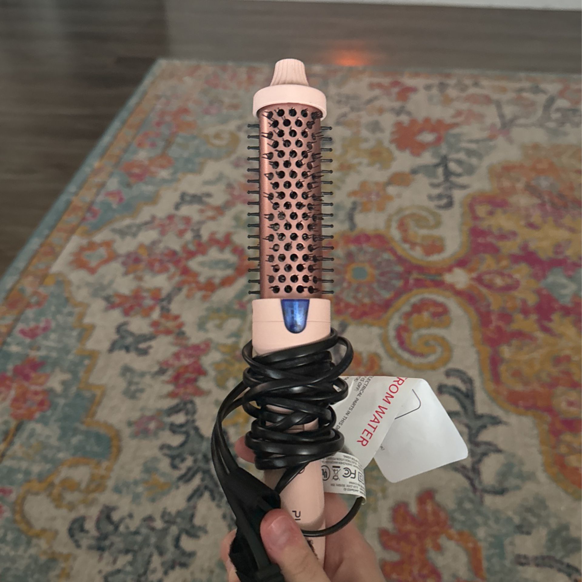 Pink Hot Curling Brush New