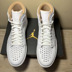 Jordan 1 High, White Vachetta Tan