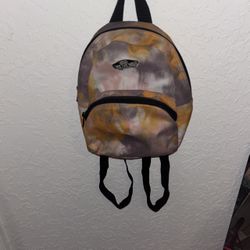 VANS MINI BACKPACK ORANGE AND PURPLE SKATEBOARDING 