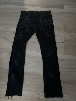 Black Jeans with Cross Pattern used